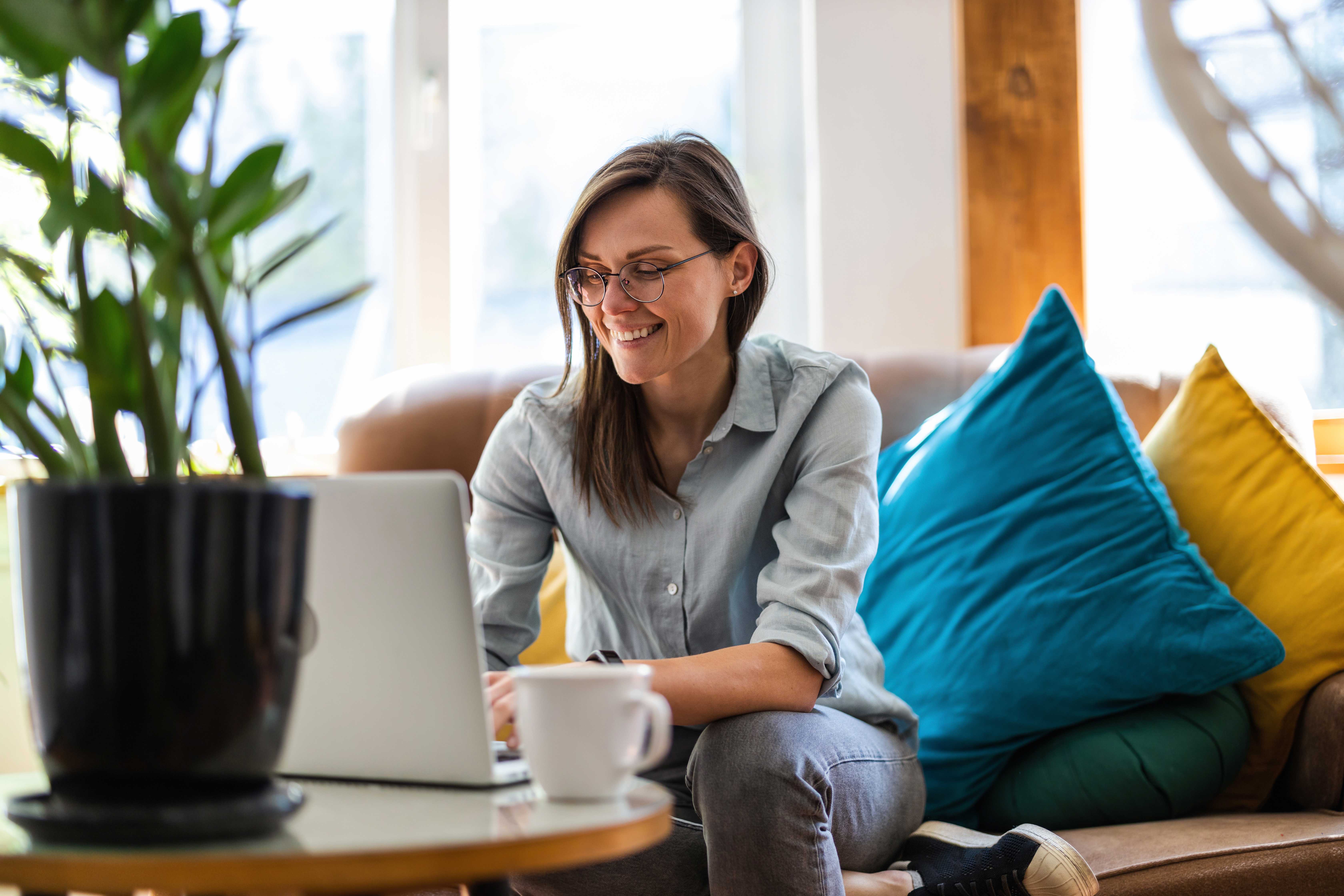 Person on laptop