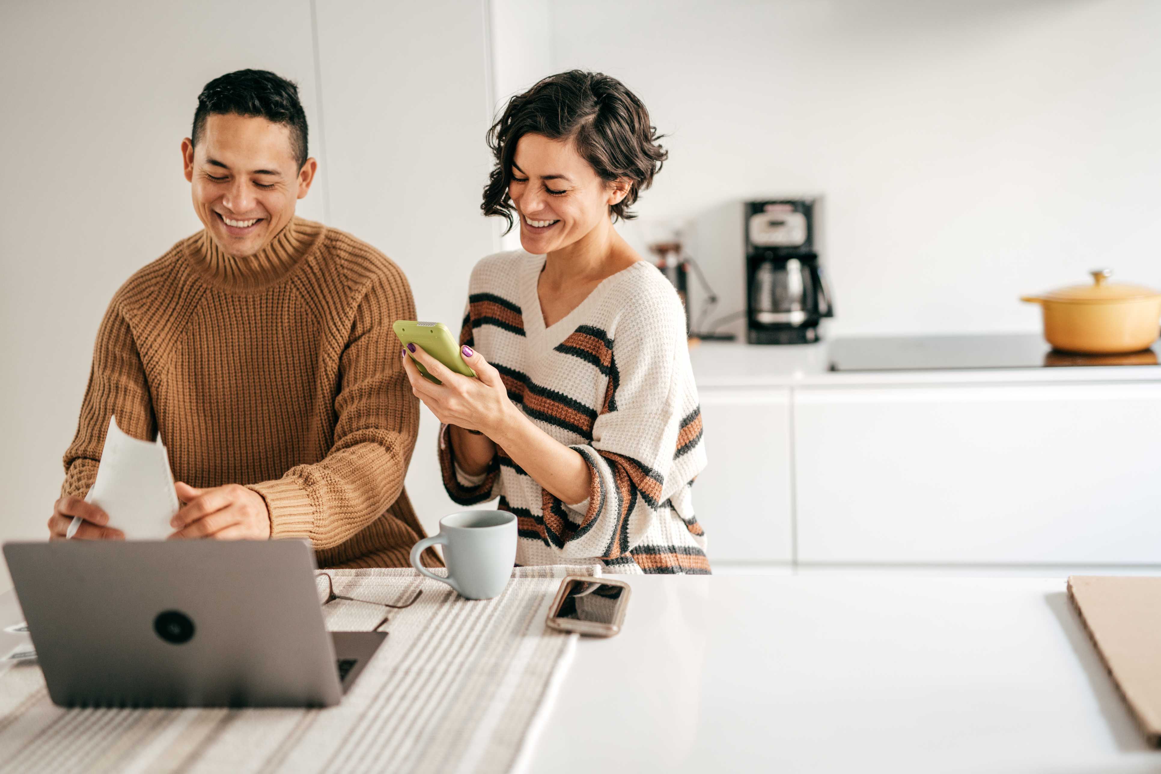 Couple on Laptop